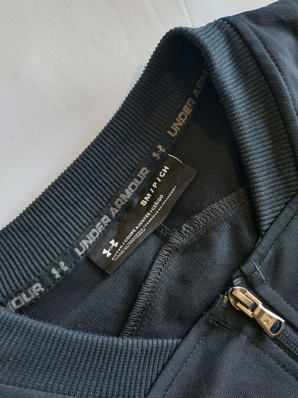 UNDER ARMOUR | Men's Black US College Track Jacket Bomber Jacket | S - Picture 4 of 8